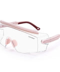 Over Glasses Safety Goggles With Anti Fog Clear Wraparound Lens ANSI Z87.1, shown in a side view on a white background