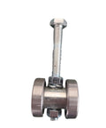 Front view of Overhead Trolley Wheel Rollers (1 Pair) (2 Wheel) with 1-5/8" wheels and 4-1/4" bolt length.