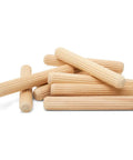 Oversized Dowel Pins 7/16 Inch By 3 Inch Pack Of 50 Fluted Dowel Joints for woodworking, furniture, and crafts, heavy-duty wood joinery essentials