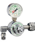 Preset Oxygen Regulator With 3000 Psi Capacity CGA540 Nut Nipple Brass Body And 1100 SCFH Flow From Western Enterprises M1 Series