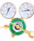 Oxygen Regulator For Welding Gas, Heavy Duty Brass Regulator With 0 To 200 PSI Outlet And 0 To 4000 PSI Inlet, CGA 540 Female Connection