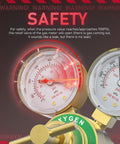Heavy Duty Oxygen Regulator For Welding And Cutting With 0-4000 PSI Inlet And 0-100 PSI Outlet CGA540 safety feature display