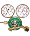 Heavy Duty Oxygen Regulator For Welding And Cutting Torch, 0 To 200 PSI Outlet And 0 To 4000 PSI Inlet, CGA 540, Large Tank Gauges