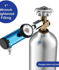 Ozone Therapy Low Flow Oxygen Regulator With No Fuss Setup And Precise Flow Control For Consistent Ozone Generator Performance Works