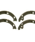 Rear Drum Brake Shoe Z714R PAB714R for 1998 Dodge Grand Caravan, organic riveted design, 9.840 in drum, set of four shoes.