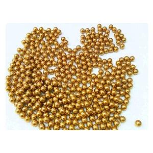 Pack of 10 8mm= 0.315" Diameter Loose Solid Bronze/Brass Bearing Balls - VXB Ball Bearings