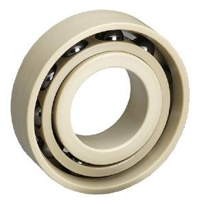 Pack of 20 6000 Open PEEK Ball Bearing with PEEK Cage and Stainless Steel Balls made in Japan - VXB Ball Bearings