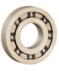 Pack of 20 6000 Open PEEK Ball Bearing with PTFE Cage and Stainless Steel Balls made in Japan - VXB Ball Bearings