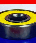 Pack of 250 608B-2RS Sealed Bearings with Bronze Cage and yellow Seals 8x22x7mm - VXB Ball Bearings