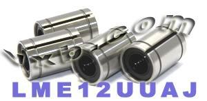Pack of 4 LME12UUAJ 12mm Adjustable Bushing 12x22x32 Linear Motion - VXB Ball Bearings