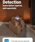 Battery Doorbell With Head To Toe Video For Home Or Business, Live View And Two Way Talk, 2nd Gen in satin nickel monitoring packages