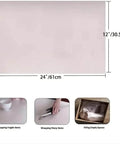 100 Sheets Packing Paper For Moving 12x24 inches newsprint wrapping for dishes, glassware, and box filler with size guide.