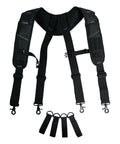 Padded Tool Belt Suspenders For Men With Attachment Loops Comfortable Carpenter And Electrician Work Suspenders