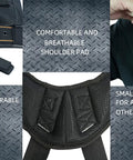 Padded Tool Belt Suspenders For Men With Attachment Loops Comfortable Carpenter And Electrician Work Suspenders With Even Weight Distribution And Four Point Support System For All Day Comfort And Back Strain Reduction