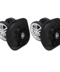 1 Pair Luggage Suitcase Wheels showcasing durable mute double row wheels for luggage suitcase trolley replacement.