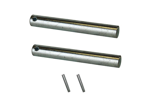 Steel axles for Pallet Jack Load Wheels Kit for BT L 2000-U, BT L 2300-U & LHM 230, complete wheel set with fasteners