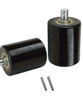 Pallet Jack Load Wheels Kit for BT L 2000-U, BT L 2300-U & LHM 230, complete wheel set with greased polyurethane load wheels and axles