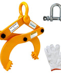 Heavy Duty Pallet Puller Clamp For Forklift Chains With 6 Inch Jaw Opening And 2204 Lbs Capacity The Rugged Boss