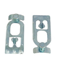Pallet Rack Safety Clips 10 Pack 67x29mm Universal Beam Clip Connectors Galvanized Metal