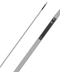 Efficient 54 Inch Pallet Strap Feeder Stick Guide MorningRo 2 Pack, stainless steel, for quick strapping through pallets, side view.
