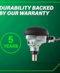 Side view of Workhorse Pro Preferred Palm Nailer With Magnetic Nose For Precise Fastening In Joist Hangers And Metal Connectors 360 Degree Swivel