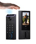 Palm vein recognition delivers true keyless entry with a 3-in-1 Wi-Fi keypad deadbolt, 2K HDR camera, and built-in doorbell for front doors.