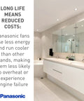 Bathroom with Whisper Quiet 290 CFM Ceiling Bathroom Exhaust Fan For Ultra Silent Ventilation Energy Star Certified Durable