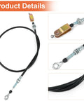 Park control cable 946-04254 replacement fits Cub Cadet Volunteer EFI 4x4, showing cable and metal connectors in detail