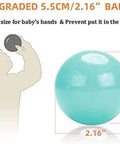 Soft Pit Balls, Chemical-Free Crush Proof Plastic Ocean Ball, BPA Free with No Smell, Safe for Toddler, size 2.16 inches