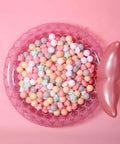 Ball Pit Balls,Plastics Balls for Ball Pit, Stars Hearts Shape for PastelBall for Toddlers Kids，6 Mix Colors,50pcs in inflatable pool