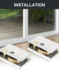 Patio Door Rollers Replacement For P Ella Sliding Doors After 1992 Pack Of 2 1 1/2 Inch Steel Ball Bearing Adjustable Height