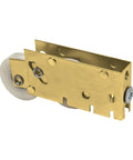 Patio Door Tandem Roller With White Nylon Wheel And Precision Bearing In Steel Housing For Smooth Sliding Doors, side view