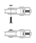 Diagram of One And One Half Inch Patio Roller Kit Two Pack With Steel Ball Bearing Wheels Includes Two Rollers Two Axle Pins etc.