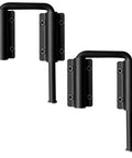 2 Pack 2.36 Inch Patio Sliding Door Loop Lock for 90 to 180 Degree Glass Doors, Security Lock for Screen Doors, RV Sliding Door Latch, Barn Door Lock, Black Finish, Universal Fitment to Enhance Home Safety