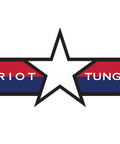 Patriot Tungsten logo with a star design and red, white, and blue colors.