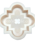 Top view of Pro Grade Paver Stone Mold PS 7119/3R for concrete pavers, intricate design, poly material, for DIY driveways and patios