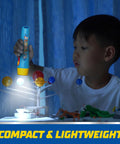 Two lightweight kid friendly LED flashlights featuring Paw Patrol characters with batteries included, easy to grip for little hands