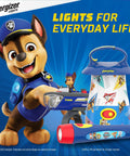 Two lightweight kid friendly LED flashlights featuring Paw Patrol characters with batteries included, easy to grip for little hands