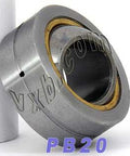 PB20 Spherical Plain Bearing 20x46x18/25 Miniature Plain Bearings - VXB Ball Bearings