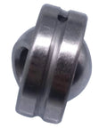 PB8 Spherical Plain Radial Bearing 8mm Bore 22mm Outer Diameter 12mm Width For Smooth Rotary Movement Supports Radial Loads And Shaft Misalignment In Joints Compact High Precision Bearing For Machinery Robotics And Automation Applications, side view