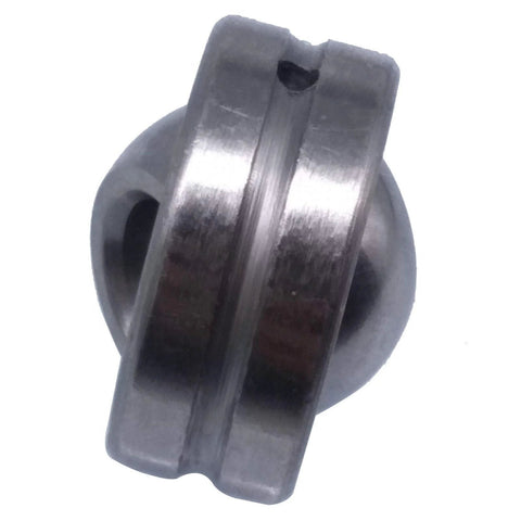 PB8 Spherical Plain Radial Bearing 8mm Bore 22mm Outer Diameter 12mm Width For Smooth Rotary Movement Supports Radial Loads And Shaft Misalignment In Joints Compact High Precision Bearing For Machinery Robotics And Automation Applications, side view