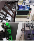 Collage of 210 Piece M4 Hex Standoff Spacers Set Carbon Steel used in PCB, drone, and electronics assembly applications.