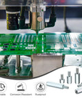 48 Pcs M3 Hex Standoff Set With 9mm And 6mm Lengths Zinc Plated Iron Spacers For PCBs Circuit Boards