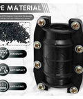 Three Piece Pipe Repair Clamp Kit For Water Leaks, Anti Impact Emergency Pipe Fix For Burst Or Punctured Plastic And Metal Pipes