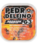 Pedro Delphino G3 Skateboard Bearings With Deep Groove Raceways For Maximum Spin And Durability Pop Off Resistant And Oil Retentive The Fastest Strongest Longest Lasting Bearings For Todays Skating By Bronson Speed Co.