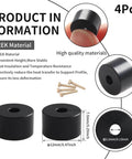 Upgrade your Voron 2.4 R2 with a PEEK bed leveling column and solid hotbed mount, black PEEK material, 4 pieces with screws