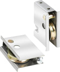 Pella Roller Sliding Kit 0C5Y00P0 Replacement For Patio Doors 2 Pack One And A Half Inch Steel Ball Bearing Adjustable Height Rollers
