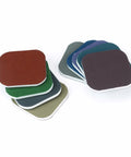 Pen Sanding Kit With Soft Touch Pads 1500 To 12000 Grit For Finishing, showing stack of color-coded foam-backed pads