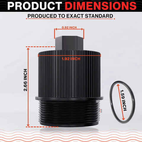 Durable Pentair Drain Plug Replacement Fits FNS Plus Clean And Clear Plus Quad DE Filters Includes O Ring For Leak Free Seal And Easy