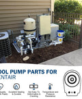 Installed pool pump setup with All-In-One O-Ring Rebuild Repair Kit For Whisperflo IntelliFlo Pool Pumps Built 2008 And Later